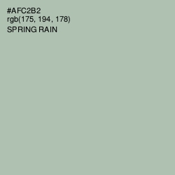 #AFC2B2 - Spring Rain Color Image